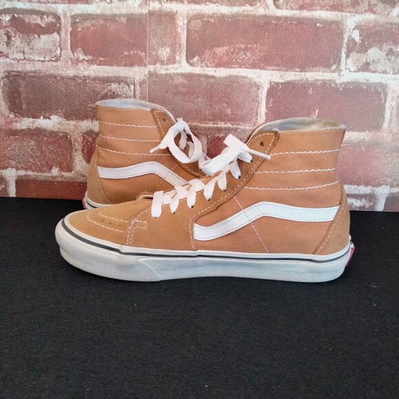 Vans Shoes Womens Size 6.5 Orange Classic Off The Wall High Tops SK8-HI Platform - Picture 2 of 7